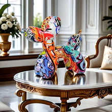 1pc Resin Doodle Balloon Dog Sculpture, Home Decor for Bookshelf TV Shelf Bedroom Living Room & Office, Commemorative Gift