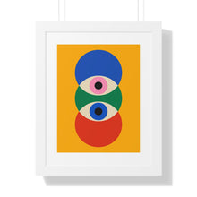 Modern Abstract Framed Poster - Eye-Catching Geometric Art for Home Decor