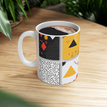 Modern Geometric Ceramic Mug - 11oz & 15oz
