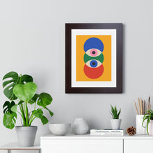 Modern Abstract Framed Poster - Eye-Catching Geometric Art for Home Decor