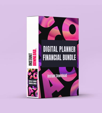 Digital Planner - Financial Bundle: Manage Your Finances, Anytime, Anywhere - NovaCrayon