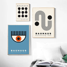 Canvas Painting Abstract Pictures Bauhaus Irregular Geometric Line Shapes Wall Art Posters Prints Nordic For Living Room Decor